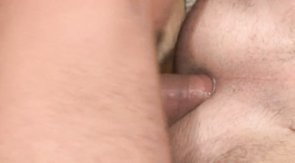Cute guy is swallowing juicy wiener of a horny male