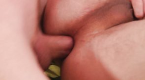 Cute doggy style action between two awesome boyfriends