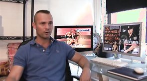 Sexy muscular hunks talking regarding his sexual desires