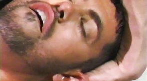 Brutal gay anal penetration between old sexy friends