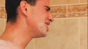 Gorgeous gay sex in the bathroom with two hot twinks