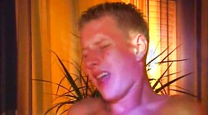 Sexy boyfriend is swallowing lovely cum of his friend