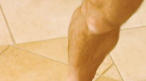 Classy man in black suite undressing and jerking his dick