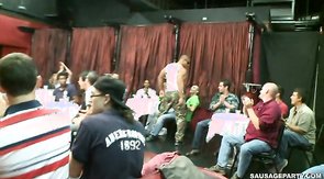 Sausage Party with pretty crazy amateur cocksuckers