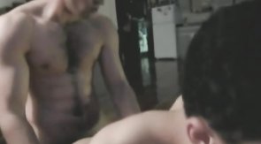 Two fuckers are impaling their horny as hell boyfriend