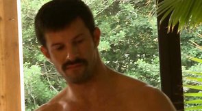 Lovely naked daddies are sucking hard wieners!