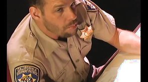 Horny policeman is exploring this cock-addicted robber