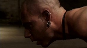 Hardcore anal fisting with a sexy bald man