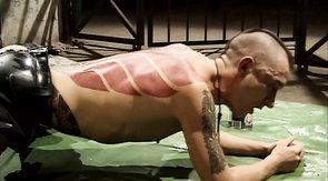 Tattooed queer is being humiliated by his sexy boyfriends