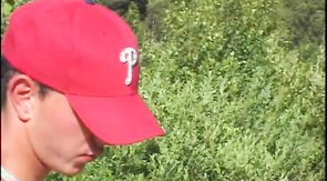 Passionate outdoor anal sex with two awesome queers