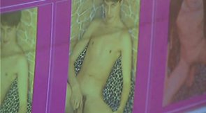 Lusty naked boys are playing with their hard poles