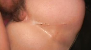 Hardcore fucker penetrates his mate's small anus