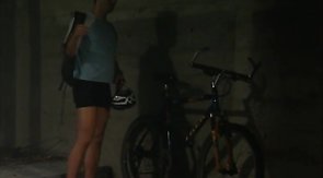 Seductive black partner is giving a gorgeous blowjob