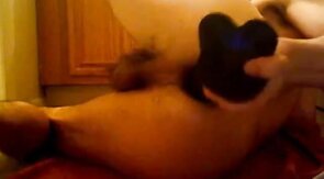 Big-Cock Twink Slams His Ass With A Huge Dildo