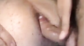 Bareback Black Amateur Takes Thick Sticky Cream Pie