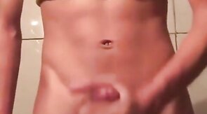 Twink Plays with His Toy on Webcam
