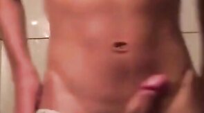 Twink Plays with His Toy on Webcam