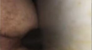 Black Bareback Fuck at the Cabin Glory Hole