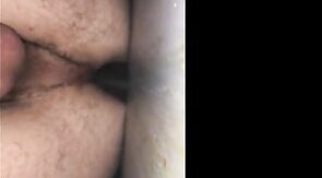 Black Bareback Fuck at the Cabin Glory Hole