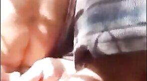 Bareback Blowjob Outdoors with a Big Cock