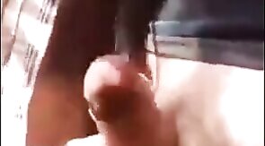 Bareback Blowjob Outdoors with a Big Cock