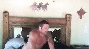 White Cowboy Breeds Black Jock Bareback