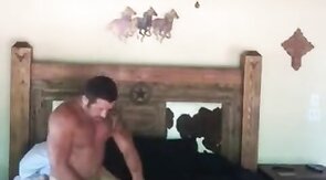 White Cowboy Breeds Black Jock Bareback