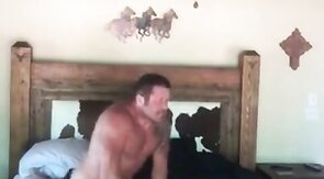 White Cowboy Breeds Black Jock Bareback