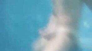 Big-Cock Man Masturbates Outdoors: Underwater Cum Explosion!