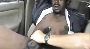 Outdoor Interracial Blowjob with a Big Cock