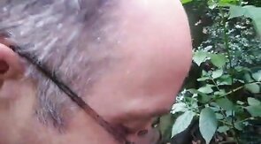 Outdoor Amateur Blowjob for a Cum Slut