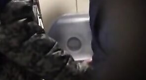 Twink Handjob in the WC - Amateur Cum Tribute Video