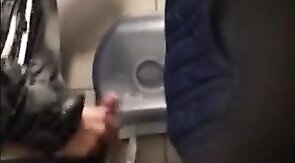 Twink Handjob in the WC - Amateur Cum Tribute Video