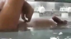 Japanese Sauna Bears Cum Together