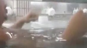 Japanese Sauna Bears Cum Together