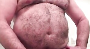 Bearded Daddy Jacks Off