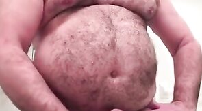 Bearded Daddy Jacks Off
