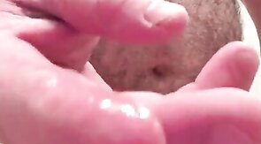 Bearded Daddy Jacks Off