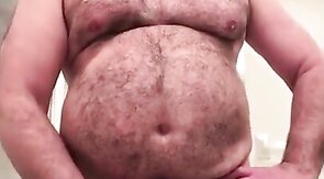 Bearded Daddy Jacks Off