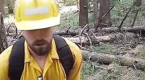 Wildfire Worker's Outdoor Masturbation Solo