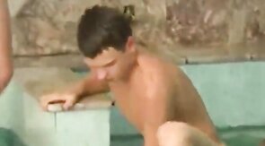 Three Twinks' Pool Party