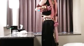 Asian Crossdresser Cums Cosplaying