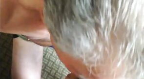 Older Guy Sucks Asian Cock
