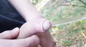 Pissing Outdoors with my Big Dirty Dick