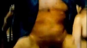 Amateur Bear Grandpa Cums with Toy