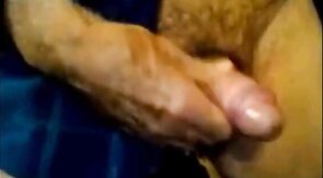 Amateur Bear Grandpa Cums with Toy