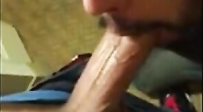 6'10 Guy Swallows Cum from Big Cocks