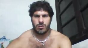 Big-Cock Daddy Strokes His Huge Meat