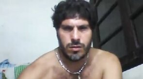 Big-Cock Daddy Strokes His Huge Meat