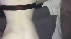 Daddy Breeds Young Slut in Bathhouse
